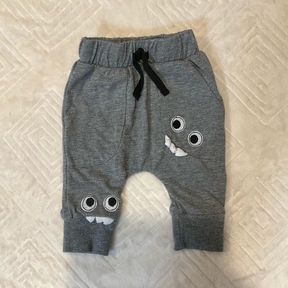 Cat & Jack Baby Boys Newborn Harem Style Monster Jogger Pants - Picture 1 of 3